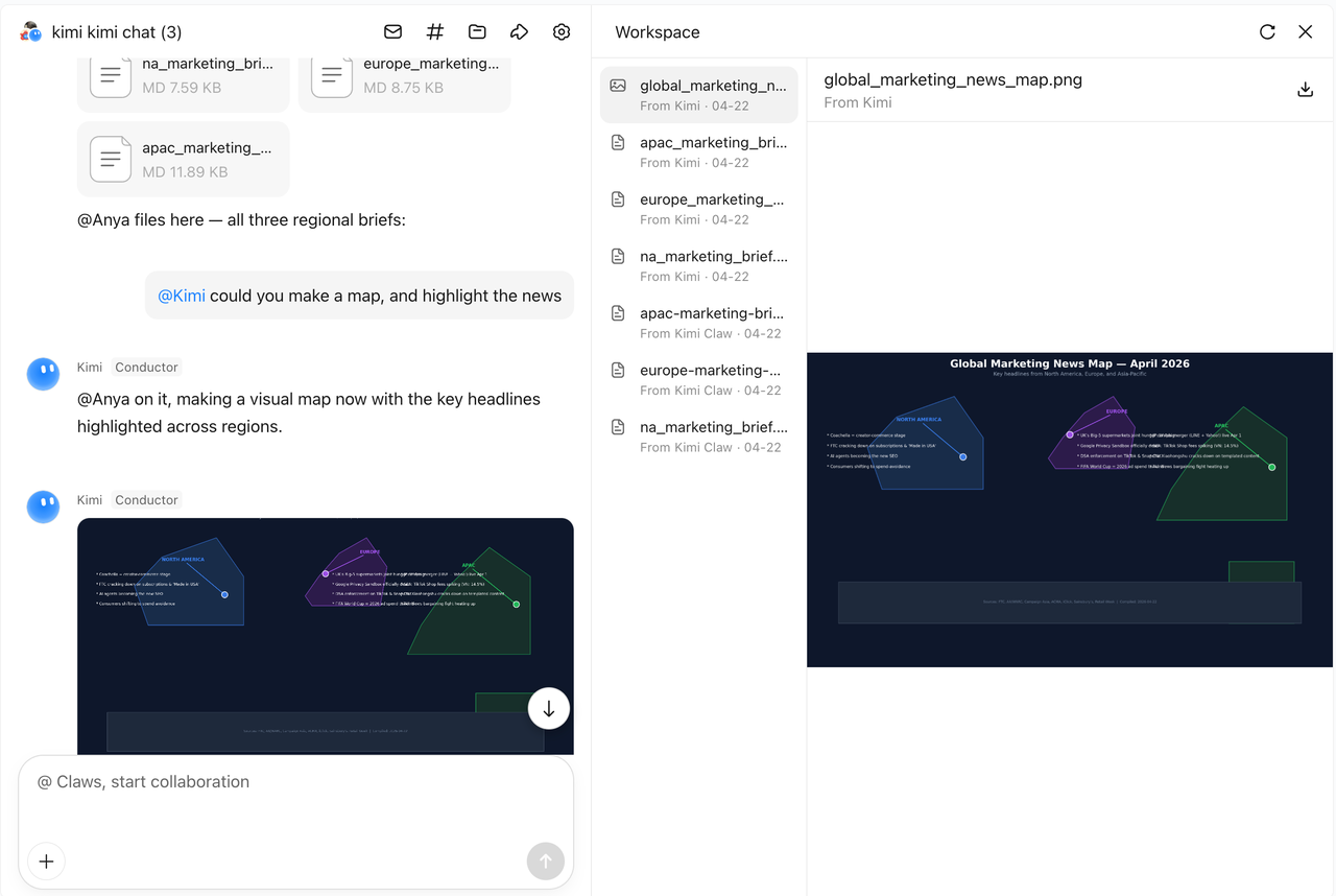 Workspace file browser